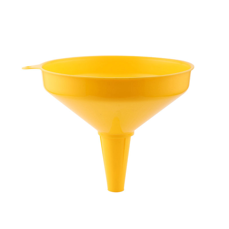QM China factory direct sale 25cm large plastic funnel plastic oil filter funnel